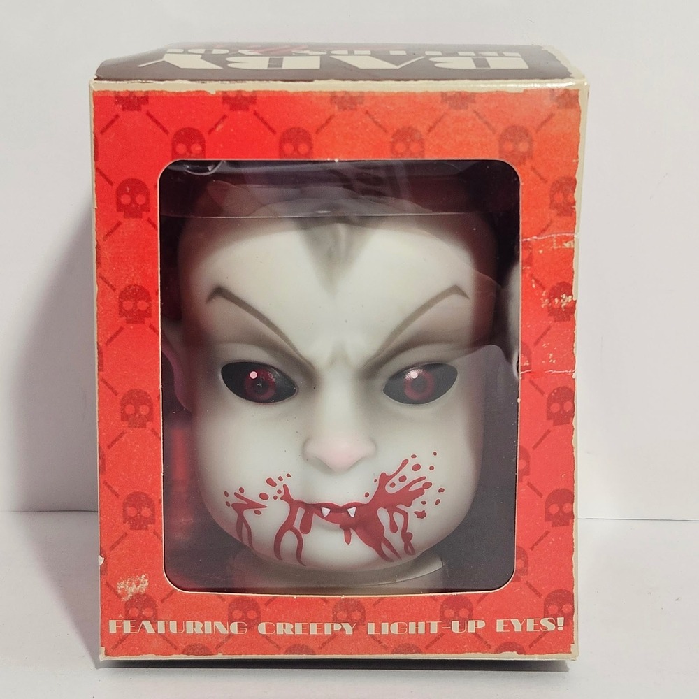 Nerd Block Baby Bleeds You Alive Creepy Doll Head No 02 Vampire Light Up Eyes